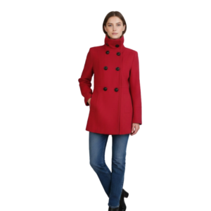 Red Military style coat - Size 10