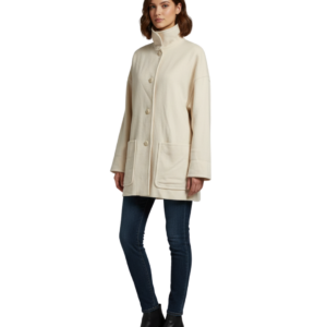 Butter Woolen Coat - Size 14