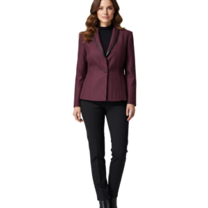 Plum Retro Blazer - Size 14