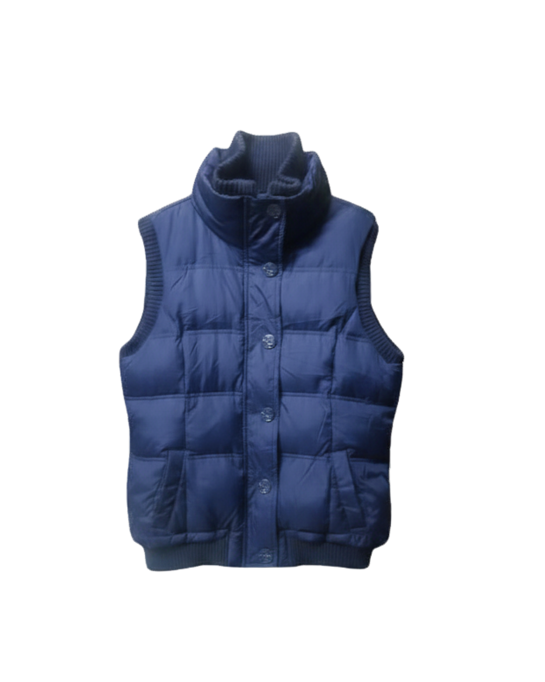 Navy Quilted Bodywarmer Vest - Size 10 - Image 7