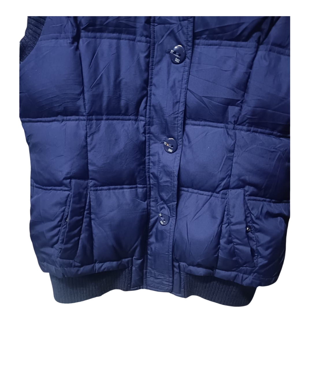 Navy Quilted Bodywarmer Vest - Size 10 - Image 5