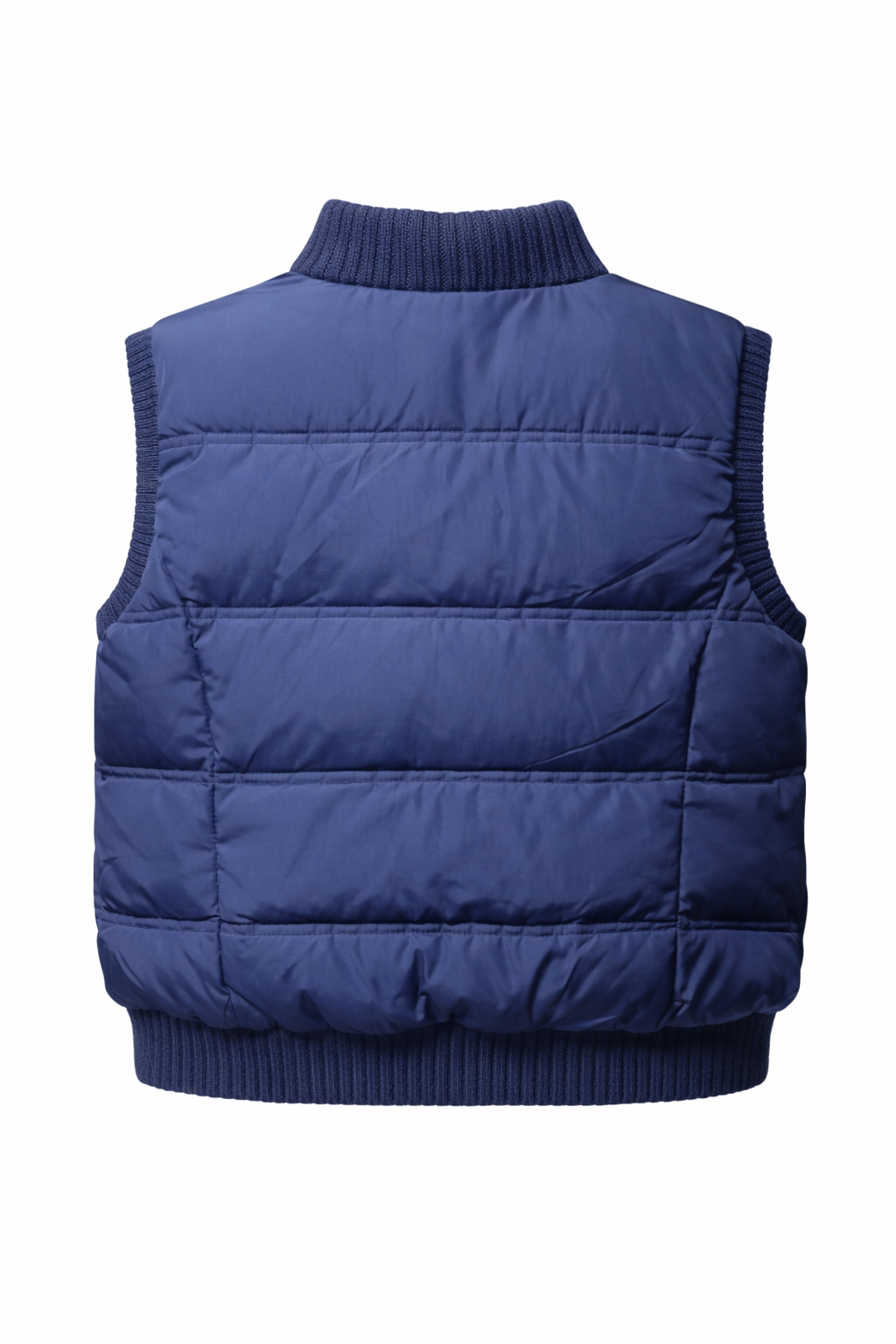 Navy Quilted Bodywarmer Vest - Size 10 - Image 2
